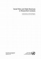 State Revenue and Social Policies In Mineral-Rich Developing Countries Cover Page