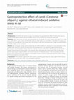 Research paper thumbnail of Gastroprotective effect of carob (Ceratonia siliqua L.) against ethanol-induced oxidative stress in rat