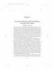 Research paper thumbnail of Chapter 3 Advocacy Networks and Police Reform: Assessing Their Impact (2006)