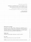 Research paper thumbnail of ADCOMUNICA 15': Quantitative analysis of the plurality in news programs of Nou at the last stage