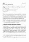 Research paper thumbnail of Migrazione femminile e bisogni di apprendimento in italiano L2 Uno studio di caso presso le donne del ricongiungimento familiare