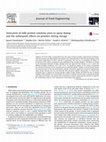 Research paper thumbnail of Sonication of milk protein solutions prior to spray drying and the subsequent effects on powders during storage