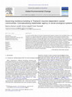 Research paper thumbnail of Governing resilience building in Thailand's tourism-dependent coastal communities: Conceptualising stakeholder agency in social–ecological systems