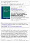 Research paper thumbnail of Application of the Destination Sustainability Framework to explore the drivers of vulnerability and resilience in Thailand following the 2004 Indian Ocean Tsunami