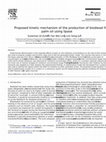 Proposed kinetic mechanism of the production of biodiesel from palm oil using lipase Cover Page