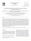 Research paper thumbnail of Expression profiling of the response of Arabidopsis thaliana to methanol stimulation