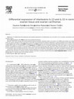 Research paper thumbnail of Differential expression of interleukins IL-13 and IL-15 in normal ovarian tissue and ovarian carcinomas