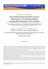 Research paper thumbnail of The Northland Regional-Rural program (Pkawakawa): broadening medical undergraduate learning in New Zealand