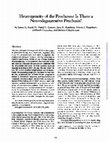 Research paper thumbnail of Heterogeneity of the Psychoses: Is There a Neurodegenerative Psychosis?