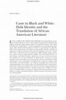 Caste in Black and White: Dalit Identity and the Translation of African American Literature Cover Page