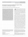 Soil Greenhouse Gas Emissions Affected by Irrigation, Tillage, Crop Rotation, and Nitrogen Fertilization Cover Page