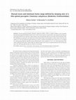 Research paper thumbnail of Diurnal roosts and minimum home range defined by sleeping sites of a thin-spined porcupine Chaetomys subspinosus (Rodentia: Erethizontidae)