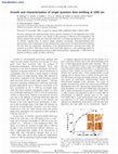 Research paper thumbnail of Growth and characterization of single quantum dots emitting at 1300 nm