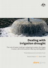 Research paper thumbnail of Dealing with irrigation drought