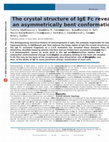 The crystal structure of IgE Fc reveals an asymmetrically bent antibody conformation Cover Page