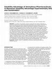 Research paper thumbnail of Solubility advantage of amorphous pharmaceuticals, part 3: Is maximum solubility advantage experimentally attainable and sustainable?