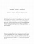 Research paper thumbnail of Estmating Aversion to Uncertainty