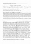 Dichotic listening with forced attention in patients with temporal lobe epilepsy: Significance of left hemisphere cognitive dysfunction Cover Page