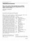 Research paper thumbnail of Plant growth regulators affect biosynthesis and accumulation profile of isoflavone phytoestrogens in high-productive in vitro cultures of Genista tinctoria