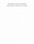 Research paper thumbnail of Early host responses to avian influenza A virus are prolonged and enhanced at transcriptional level depending on maturation of the immune system