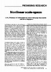 Nonlinear scale-space Cover Page