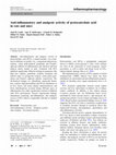 Research paper thumbnail of Anti-inflammatory and analgesic activity of protocatechuic acid in rats and mice