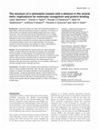 Research paper thumbnail of The structure of a calmodulin mutant with a deletion in the central helix: implications for molecular recognition and protein binding