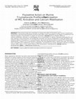 Fluoxetine Action on Murine T-Lymphocyte Proliferation Cover Page