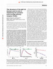 The structure of the IgE Cepsilon2 domain and its role in stabilizing the complex with its high-affinity receptor FcepsilonRIalpha Cover Page