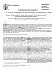 Research paper thumbnail of A critical evaluation of the morbidity and mortality conference