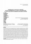 Research paper thumbnail of Optimization of analytical methods for the determination of DBPs: Application to drinking waters from Greece and Italy