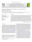 Research paper thumbnail of Solventless visible light-curable coating: I. Critical formulation and processing parameters