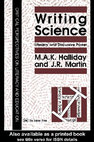 HALLIDAY, M. A. K.; MARTIN, J. R. (eds.) Writing Science: Literacy and Discursive Power. Bristol/London: The Falmer Press, 1993. Cover Page