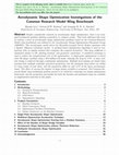 Research paper thumbnail of Aerodynamic Shape Optimization Studies on the Common Research Model Wing Benchmark