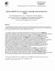 Research paper thumbnail of Spherical MCM-41 as support material in enantioselective HPLC