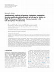 Simultaneous Analysis of Losartan Potassium, Amlodipine Besylate, and Hydrochlorothiazide in Bulk and in Tablets by High-Performance Thin Layer Chromatography with UV-Absorption Densitometry Cover Page