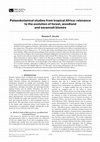 Research paper thumbnail of A review of the Cenozoic vegetation history of Africa