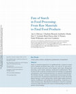 Fate of Starch in Food Processing: From Raw Materials to Final Food Products Cover Page