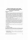 Research paper thumbnail of Drivers of public sector unions' wage demands in a low-inflation and recessionary environment in South Africa