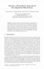 Research paper thumbnail of Towards a Model-Based Approach for Reconfigurable DRE Systems