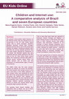 Research paper thumbnail of Children and Internet use: A comparative analysis of Brazil and seven European countries