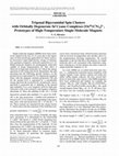 Research paper thumbnail of Trigonal Bipyramidal Spin Clusters with Orbitally Degenerate 5 d Cyano Complexes [Os III (CN) 6 ] 3– , Prototypes of High-Temperature Single-Molecule Magnets