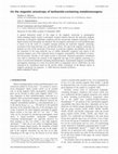 Research paper thumbnail of On the magnetic anisotropy of lanthanide-containing metallomesogens