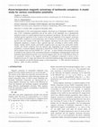 Research paper thumbnail of Room-temperature magnetic anisotropy of lanthanide complexes: A model study for various coordination polyhedra