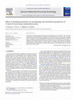 Research paper thumbnail of Effect of welding parameters on morphology and mechanical properties of Ti–6Al–4V laser beam welded butt joints