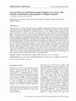 Research paper thumbnail of Low prevalence of methicillin-resistant Staphylococcus aureus with reduced susceptibility to glycopeptides in Belgian hospitals