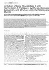 Inhibition of Golgi Mannosidase II with Mannostatin A Analogues: Synthesis, Biological Evaluation, and Structure-Activity Relationship Studies Cover Page