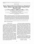 Research paper thumbnail of Kinetics of transesterification of rape oil on heterogeneous barium-alumina catalyst with methanol pressure