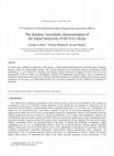 Research paper thumbnail of The dynamic viscoelastic characterisation of the impact behaviour of the GAA sliotar