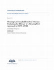 HOUSING CHRONICALLY HOMELESS VETERANS: EVALUATING THE EFFICACY OF A HOUSING FIRST APPROACH TO HUD-VASH Cover Page